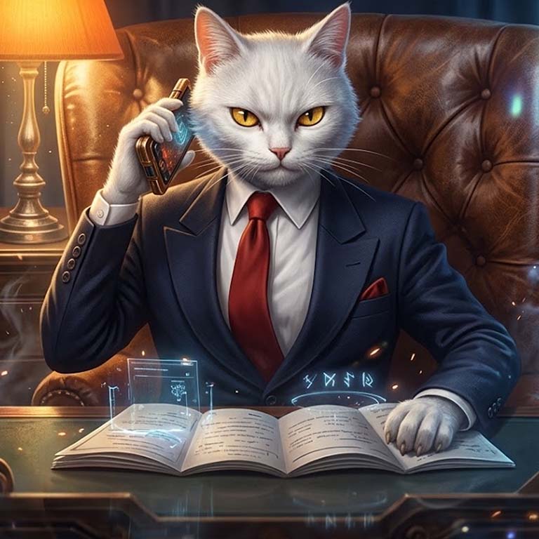 Call the cat-boss!